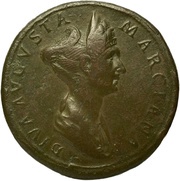 Sestertius - Ulpia Marciana CONSECRATIO S C obverse image
