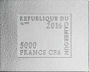 5000 Francs Tiger Hunt XV obverse image