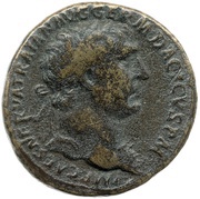 Sestertius - Trajan TR P VII IMP IIII COS V P P S C obverse image