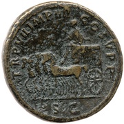 Sestertius - Trajan TR P VII IMP IIII COS V P P S C, Rome, 103 reverse image