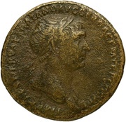 Sestertius - Trajan SENATVS POPVLVSQVE ROMANVS S C obverse image