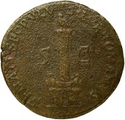Sestertius - Trajan SENATVS POPVLVSQVE ROMANVS S C, Rome, 103-111 reverse image