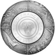 5000 Francs Endangered animal species, Cameroon, 2017 reverse image