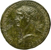 Sestertius - Trajan S P Q R OPTIMO PRINCIPI S C; Roma and Victory obverse image