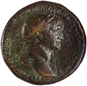 Sestertius - Trajan S P Q R OPTIMO PRINCIPI S C; Aequitas obverse image