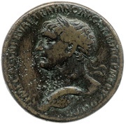 Sestertius - Trajan S P Q R OPTIMO PRINCIPI S C; Victory obverse image
