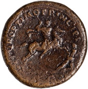 Sestertius - Trajan S P Q R OPTIMO PRINCIPI S C, Rome, 103-111 reverse image