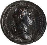 Sestertius - Trajan S P Q R OPTIMO PRINCIPI S C obverse image