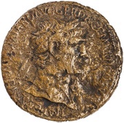 Sestertius - Trajan S P Q R OPTIMO PRINCIPI S C; Victory obverse image