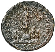 Sestertius - Trajan S P Q R OPTIMO PRINCIPI S C, Rome, 103-111 reverse image