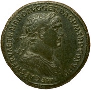 Sestertius - Trajan S P Q R OPTIMO PRINCIPI S C obverse image