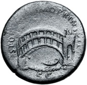 Sestertius - Trajan S P Q R OPTIMO PRINCIPI S C, Rome, 103-111 reverse image