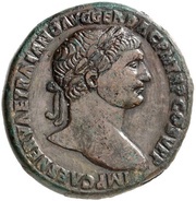 Sestertius - Trajan S P Q R OPTIMO PRINCIPI S C obverse image