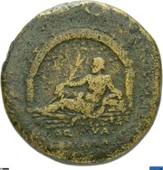 Sestertius - Trajan S P Q R OPTIMO PRINCIPI S C AQVA TRAIANA, Rome, 112-114 reverse image