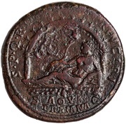 Sestertius - Trajan S P Q R OPTIMO PRINCIPI S C AQVA TRAIANA, Rome, 112-114 reverse image