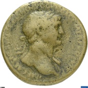 Sestertius - Trajan S P Q R OPTIMO PRINCIPI S C BASILICA VLPIA obverse image