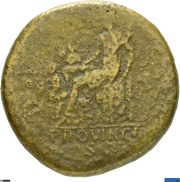 Sestertius - Trajan DACIA AVGVST PROVINCIA S C; Dacia, Rome, 112-114 reverse image