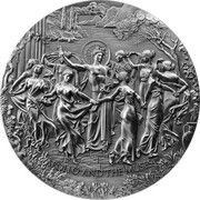 5000 Francs Apollo and Muses, Cameroon, 2022 reverse image