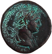 Sestertius - Trajan IMPERATOR VIIII S C obverse image