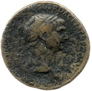 Sestertius - Trajan PROFECTIO AVG S C obverse image