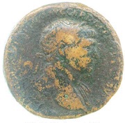 Sestertius - Trajan SENATVS POPVLVSQVE ROMANVS S C SALVS AVG; Salus obverse image