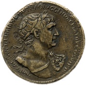 Sestertius - Trajan SENATVS POPVLVSQVE ROMANVS S C; Felicitas obverse image