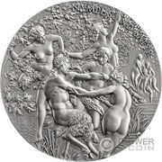 5000 Francs Nymphs and satyr, Cameroon, 2023 reverse image