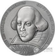 5000 Francs William Shakespeare obverse image