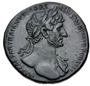 Sestertius - Hadrian PROVIDENTIA DEORVM obverse image