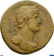 Sestertius - Hadrian LIBERTAS PVBLICA S C; Libertas obverse image