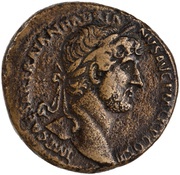 Sestertius - Hadrian MONETA AVGVSTI S C; Moneta obverse image