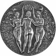 10 000 Francs Three Graces, Cameroon, 2022 reverse image