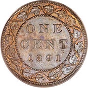 1 Cent - Victoria reverse image