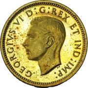 1 Cent - George VI Pattern strike obverse image