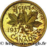 1 Cent - George VI Pattern strike reverse image