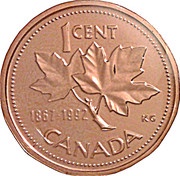 1 Cent - Elizabeth II Confederation, Canada, 1992 reverse image