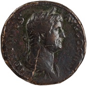 Sestertius - Hadrian AFRICA S C; Africa obverse image