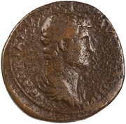 Sestertius - Hadrian AFRICA S C; Africa obverse image