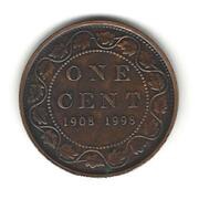 1 Cent - Elizabeth II Royal Canadian Mint, Antique finish reverse image
