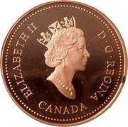 1 Cent - Elizabeth II Royal Canadian Mint, Mirror finish obverse image