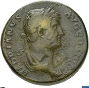 Sestertius - Hadrian NILVS S C; Nilus obverse image