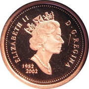 1 Cent - Elizabeth II Golden Jubilee, Proof sets obverse image