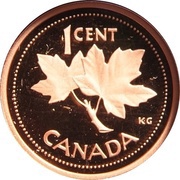 1 Cent - Elizabeth II Golden Jubilee, Proof sets, Canada, 2002 reverse image