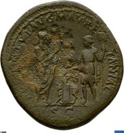 Sestertius - Hadrian ADVENTVS AVG MAVRETANIAE S C; Mauretania reverse image