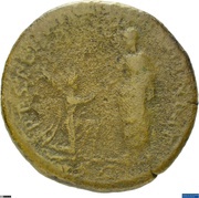 Sestertius - Hadrian RESTITVTORI BITHYNIAE S C; Bithynia, Rome, 130-133 reverse image