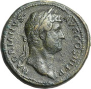 Sestertius - Hadrian RESTITVTORI ITALIAE S C; Italia obverse image