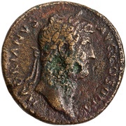 Sestertius - Hadrian COHORT PRAETOR S C obverse image