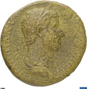 Sestertius - Hadrian COH PRAETOR[ ] S C obverse image