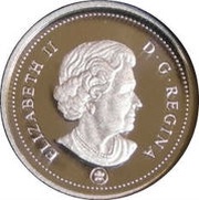 1 Cent - Elizabeth II 4th portrait; Silver Proof Issue obverse image