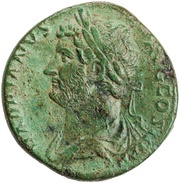 Sestertius - Hadrian // EXERC DACICVS S C obverse image